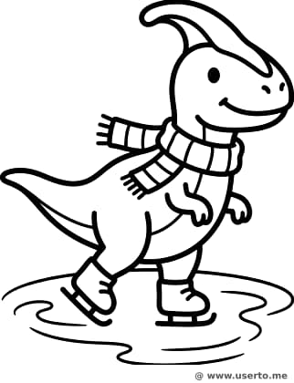 Cryolophosaurus Ice Skating