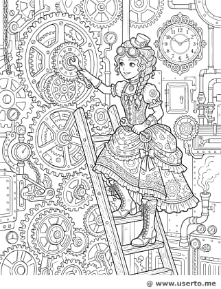 Princesa Mecânica Steampunk