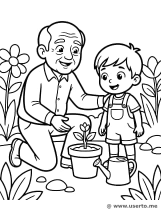El primer brote del abuelo
