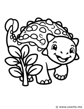 El Anquilosaurio Juega al Escondite