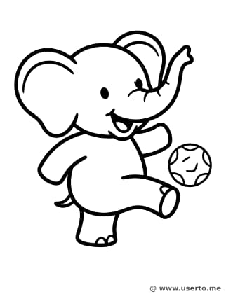 Elephant Soccer Fun