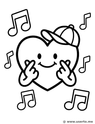 El corazón con dedos de Corazón Feliz