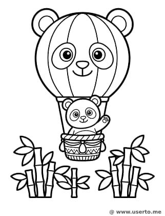 Panda-Ballon-Abenteuer