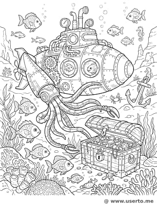 Submarino de Lula Steampunk