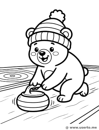 Chubby Bear Curling Joy