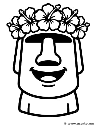 Smiling Moai's Flower Party